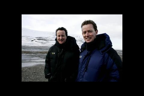 Greg Barker & David Cameron in the Arctic